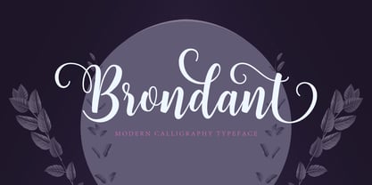 Brondant Font Poster 1