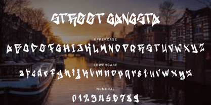 Street Gangsta Font Poster 6