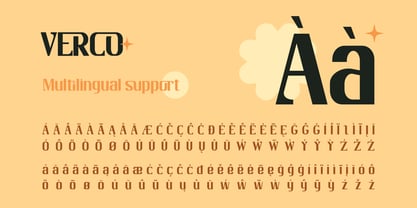 Verco Font Poster 11