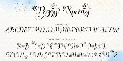 Peggy Spring Font Poster 5