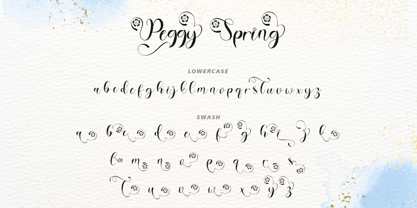 Peggy Spring Font Poster 6