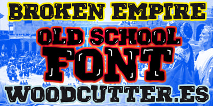 Broken Empire Font Poster 1