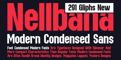 Nellbana Font Poster 4