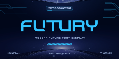 Futury Font Poster 1