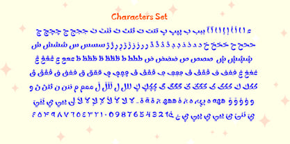 Fun Play Arabic Font Poster 2