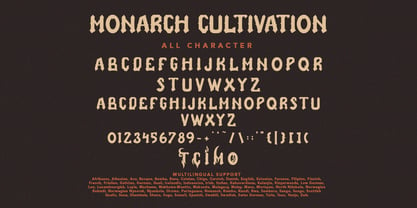 Monarch Cultivation Font Poster 7