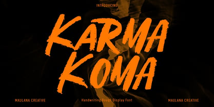 Karma Koma Font Poster 1
