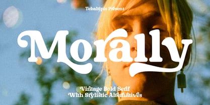 Morally Serif Font Poster 1
