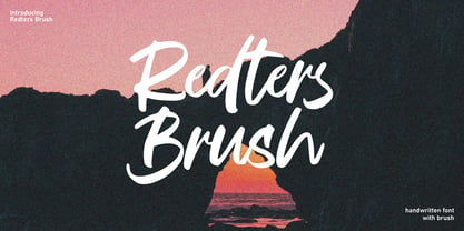 Redters Brush Font Poster 1