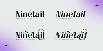 Ninetail Serif Fuente Póster 7