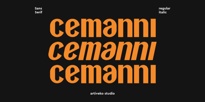 Cemanni Font Poster 1