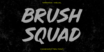 Brush Squad Font Poster 1