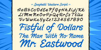 Spaghetti Western Font Poster 3
