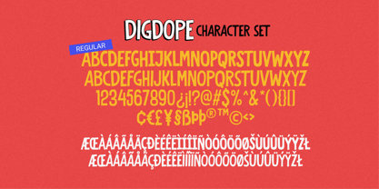 Digdope Font Poster 3