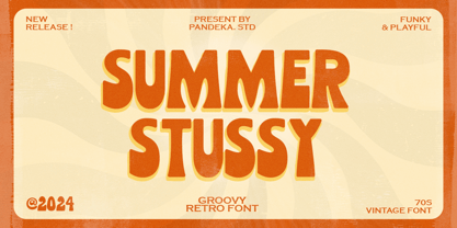 Summer Stussy Font Poster 1