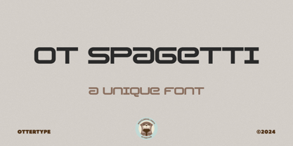 OT Spagetti Font Poster 10