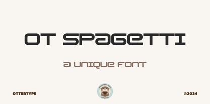 OT Spagetti Font Poster 1