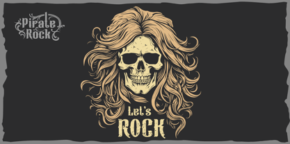 Pirate Rock Font Poster 3