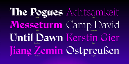 Ciclo Display Font Poster 2