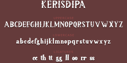 Kerisdipa Font Poster 7