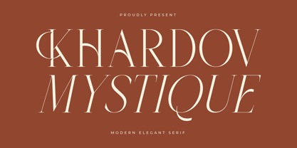 Khardov Mystique Font Poster 1