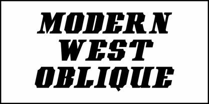 Modern West JNL Font Poster 4