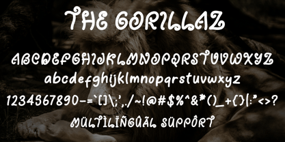 The Gorillaz Font Poster 5