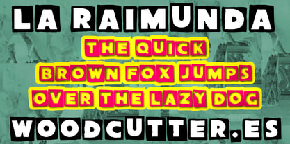 La Raimunda Font Poster 2