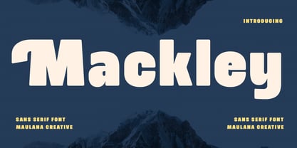 MC Mackley Font Poster 1