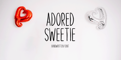 Adored Sweetie Font Poster 1