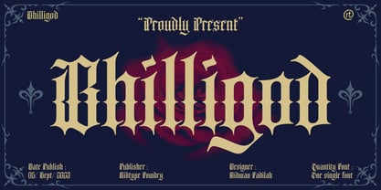 Bhilligod Font Poster 2