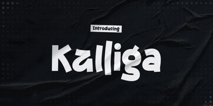 Kalliga Font Poster 1