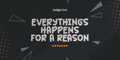 Kalliga Font Poster 2