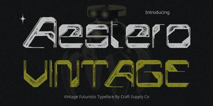 Aestero Font Poster 10