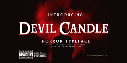 Devil Candle Font Poster 1