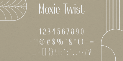 Moxie Twist Fuente Póster 4