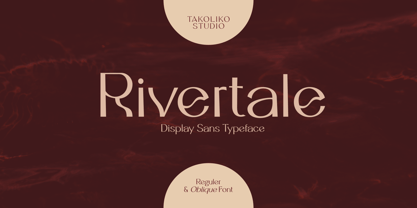 Rivertale Font Poster 1