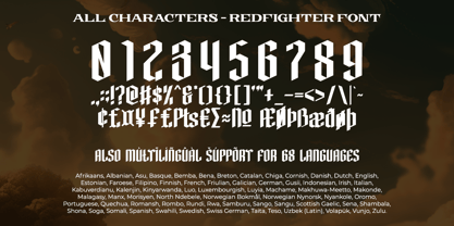 Redfighter Font Poster 10