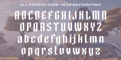 Redfighter Font Poster 9