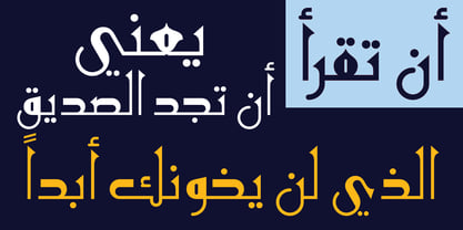 HS AlBasim A Font Poster 3