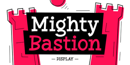 Mighty Bastion Font Poster 1