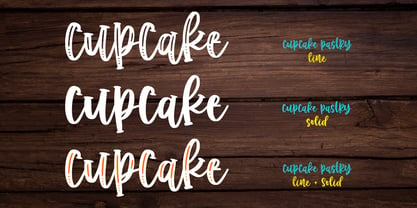 Cupcake Pastry Font Poster 11
