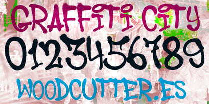 Graffiti City Font Poster 4