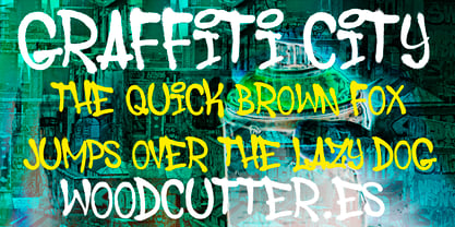 Graffiti City Font Poster 1