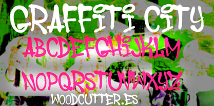 Graffiti City Font Poster 3