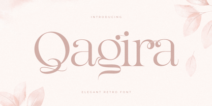 Qagira Font Poster 1