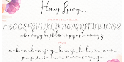 Honey Spring Fuente Póster 6