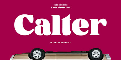 MC Calter Font Poster 1