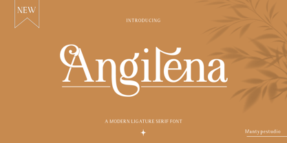 Angilena Font Poster 1