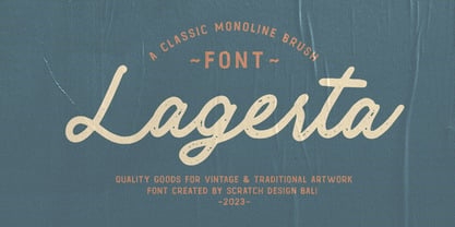 Lagerta Font Poster 1